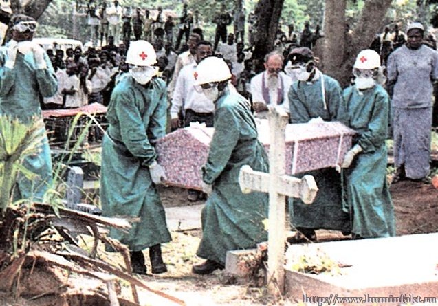 Похороны умерших от Эбола